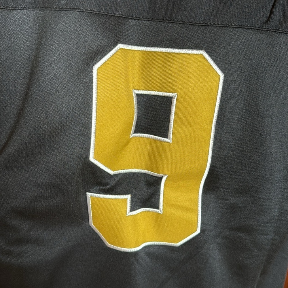 Nike New Orleans Saints Drew Brees #9 Women’s Bling Jersey Black Gold Large - Picture 7 of 13